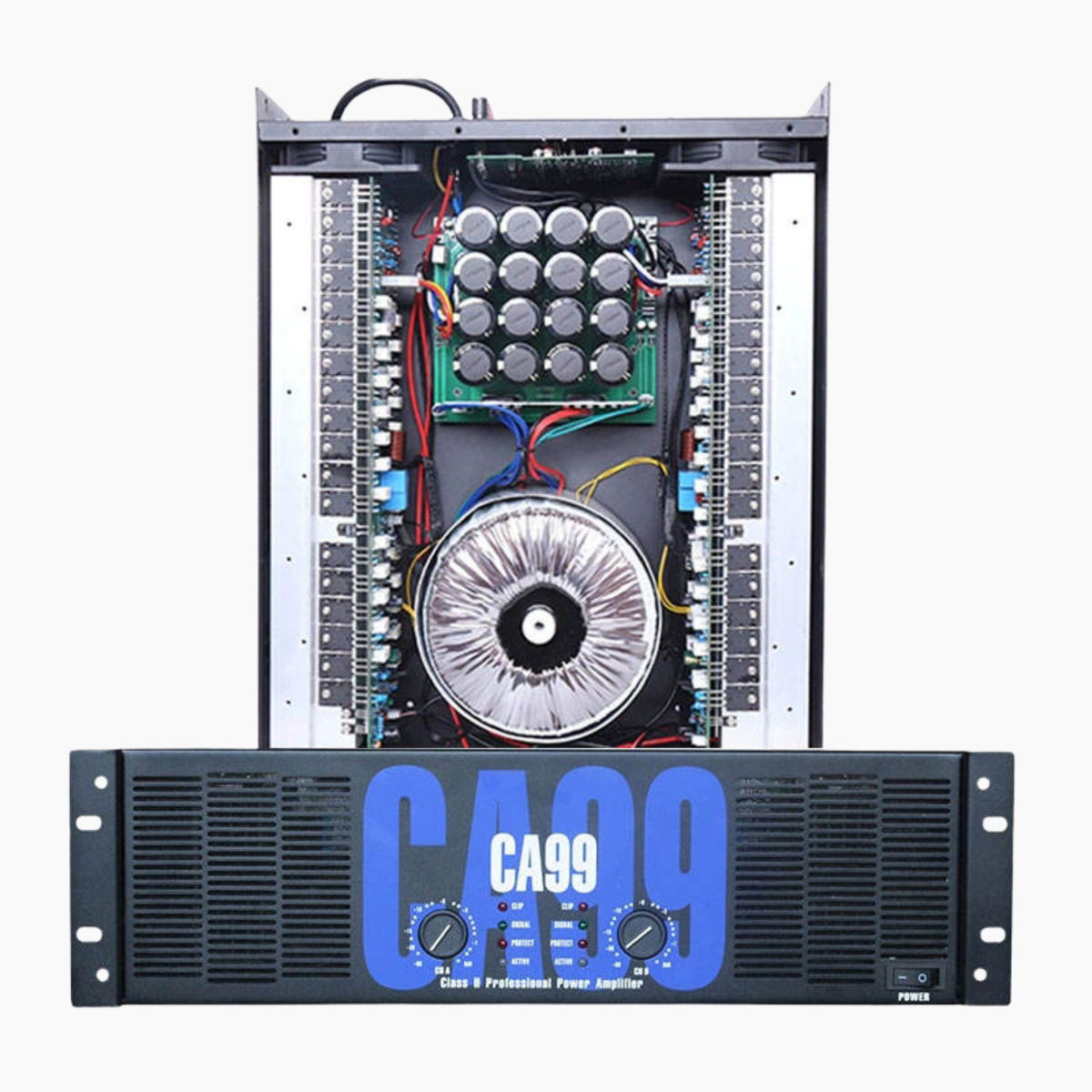 VIRE CA99 Dual Channel 2200 Watts Audio Professional Power Amplifier